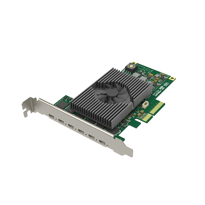 美乐威Flex I/O HDMI 4i2o 4路2K采集+2路2K播出卡采集卡11810