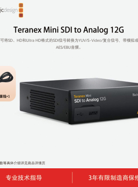 Blackmagic Design Teranex Mini SDI to Analog 12G 视频转换器