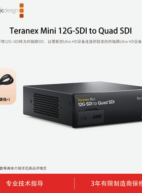 Blackmagic Design Teranex Mini 12G-SDI to Quad SDI 转换器