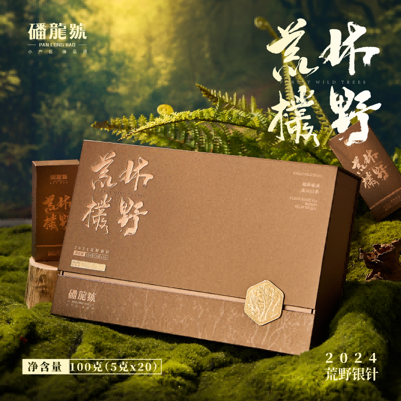 磻龙号林野荒枞白毫银针100g图片