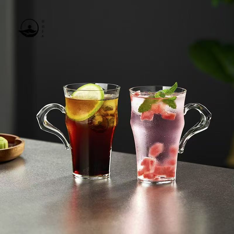 新羽手工耐热玻璃春雷杯290ml