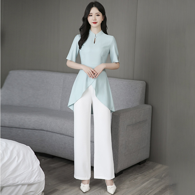 新款美容院工作服高端气质套装养生馆采耳师足疗足浴店技师服工衣,女装/女士精品,酒店工作制服,淘宝优惠券,粉丝福利购,淘宝优惠卷