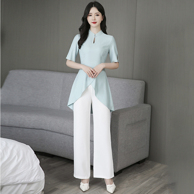 顺丰包邮美容院工作服女技师服