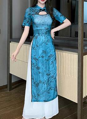 团购优惠高端足浴技师工作服旗袍