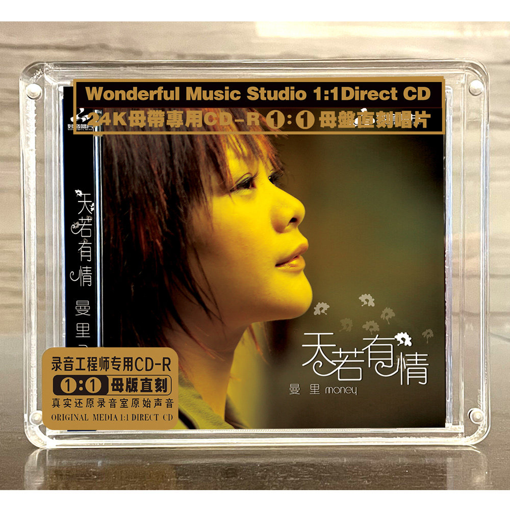 曼里天若有情正版母盘直刻CD高品质无损煲机音乐高音质发烧试音碟