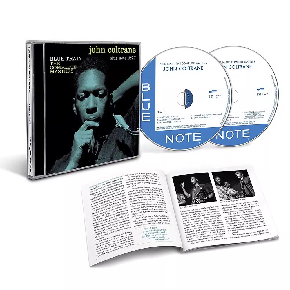 原版进口 John Coltrane BLUE TRAIN 2CD 萨克斯爵士音乐