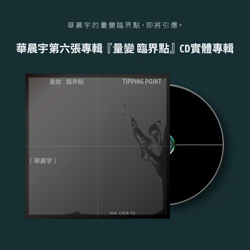 官方正版华晨宇 量变临界点第六张实体新专辑CD写真歌词小卡 台版