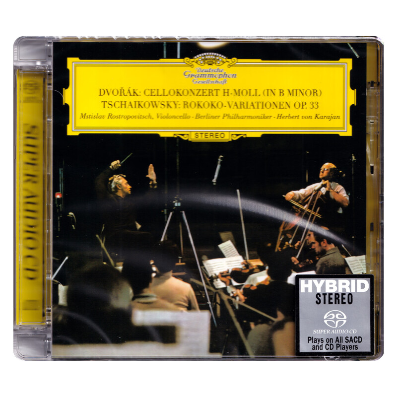 现货 德沃夏克 大提琴协奏曲 柴可夫斯基 洛可可变奏曲 SACD碟片