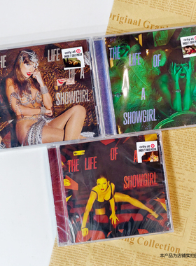 霉霉泰勒专辑TaylorSwift The Life Of A Showgirl Target CD海报