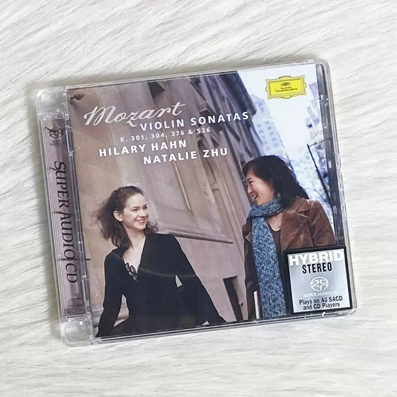 希拉里哈恩 Hilary Hahn 莫扎特小提琴奏鸣曲 SACD碟片 发烧名盘