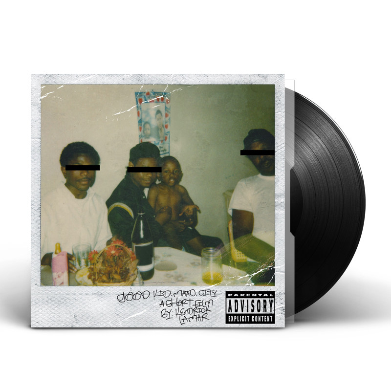 现货 Kendrick Lamar专辑 Good Kid Mad City 2LP酒红色黑胶唱片