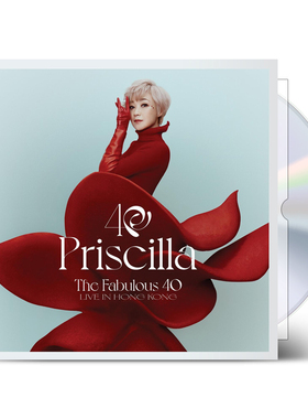 现货陈慧娴专辑The Fabulous 40Priscilla Live演唱会2BD蓝光+3CD