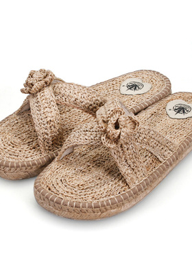 草鞋纯手工草编鞋全麻女拖鞋防汗脚凉拖甘肃省天水甘谷大漠行麻鞋