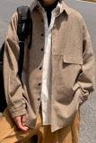 衬衫男长袖秋季韩版潮流帅气港风复古宽松休闲衬衣外套DX118P60，男装衬衫，电商B413-1