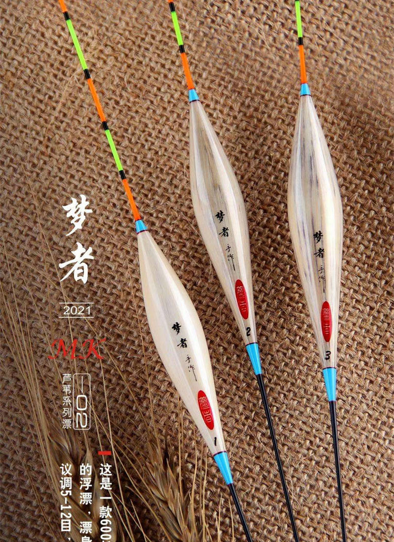梦者新款电子黑坑系列芦苇浮漂