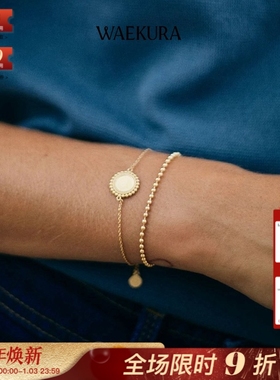 Waekuraerica圆点树枝圆盘手链