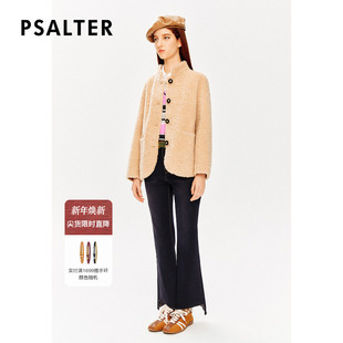 PSALTER诗篇立领学院风颗粒绒羊羔毛外套冬款 100%羊毛