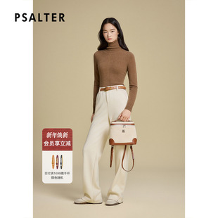 新款 女2025冬季 针织衫 诗篇专选纯羊绒无缝成型高领打底修身