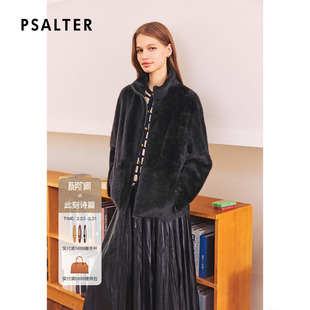 新款 诗篇专选宽松短款 皮毛一体夹克皮草外套2026春季