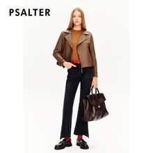 【头层绵羊皮】PSALTER诗篇复古修身机车风夹克皮衣冬款