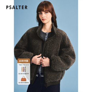【双面穿】诗篇专选绵羊毛双面穿立领派克服短外套2026春季新款