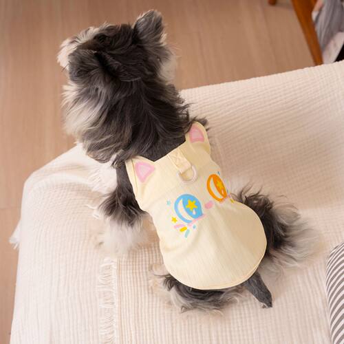 狗猫夏季冰丝透气吊带背心