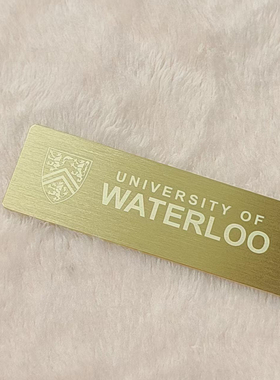 加拿大滑铁卢大学University of Waterloo书签定制定制周边纪念品