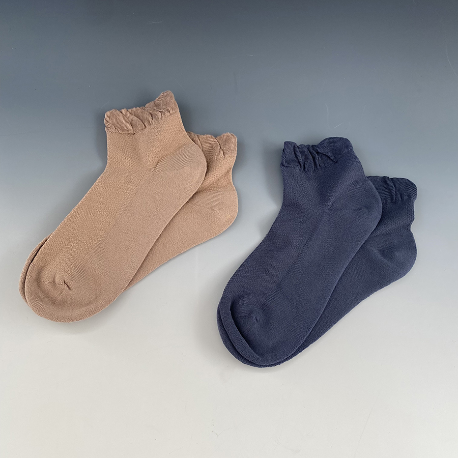 女袜松口袜花边袜透气网眼短袜