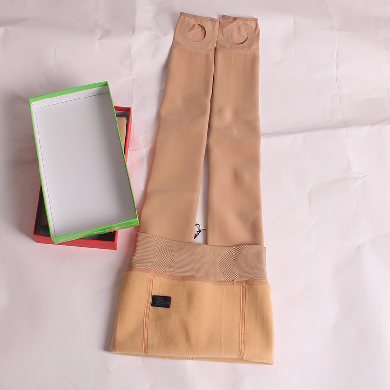 冬季女加绒加厚打底裤仿真肌光腿感保暖3200D连裤袜一体裤肤色