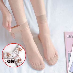 梦韵2011正品 天鹅绒高透明超薄型绢感觉短袜丝袜夏隐形透肉短筒袜