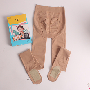 龙爪毛连裤 正品 保暖提臀收腹一体裤 女打底裤 袜8382 SK秋冬加绒薄款