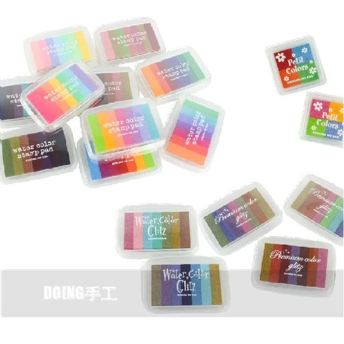 KODOMO童颜多彩虹渐变闪光印台Water Petit Premium Color Glitz