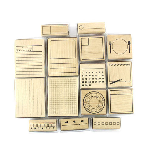 KODOMONOKAO童颜手账木头印章