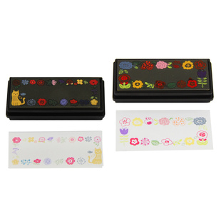 TAIYOPINE泰洋合璧堂高细多彩浸透印章艺术边饰双面迷你DIY上色