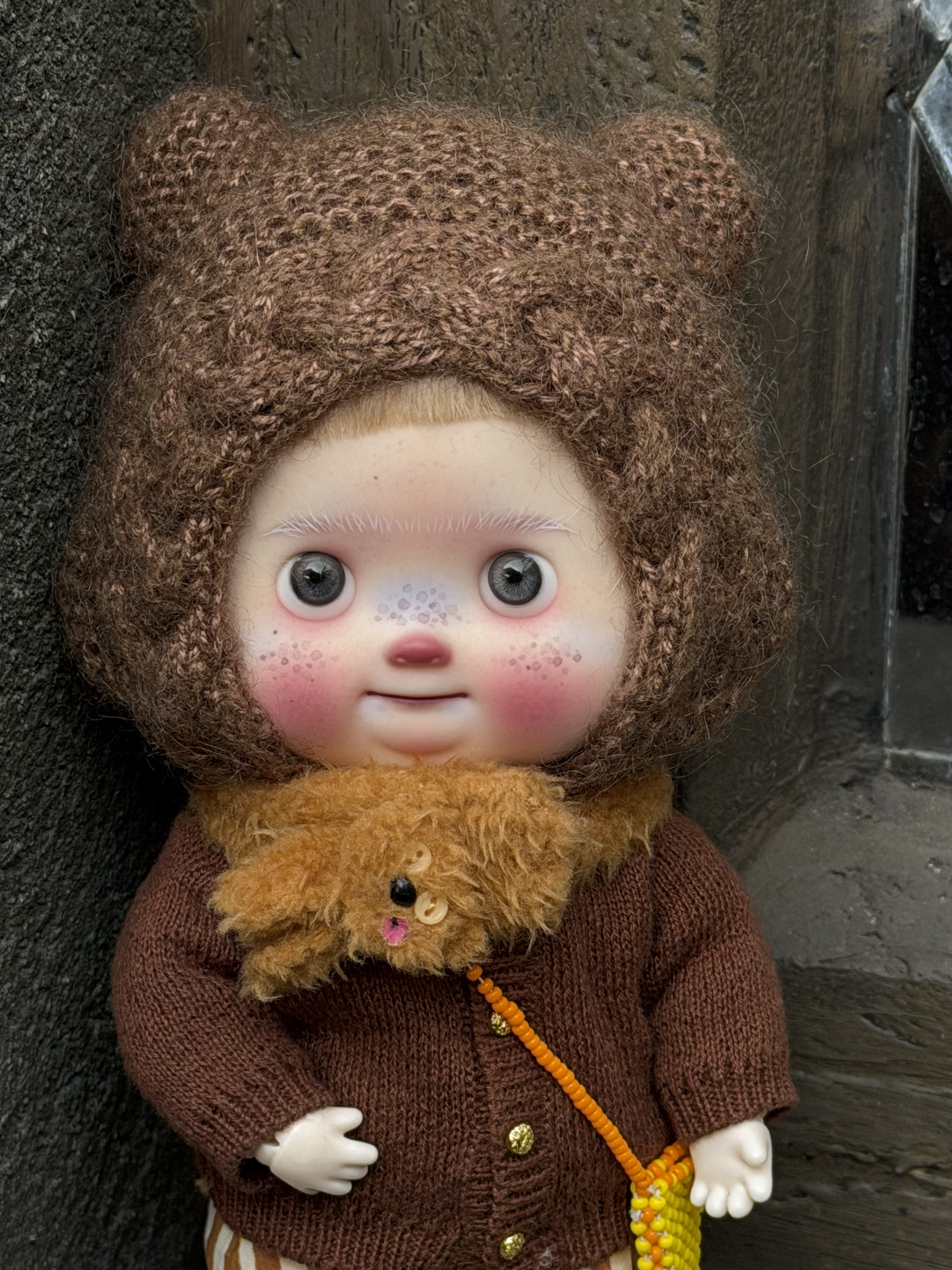 【现货】josh娃用bjd毛线小熊帽