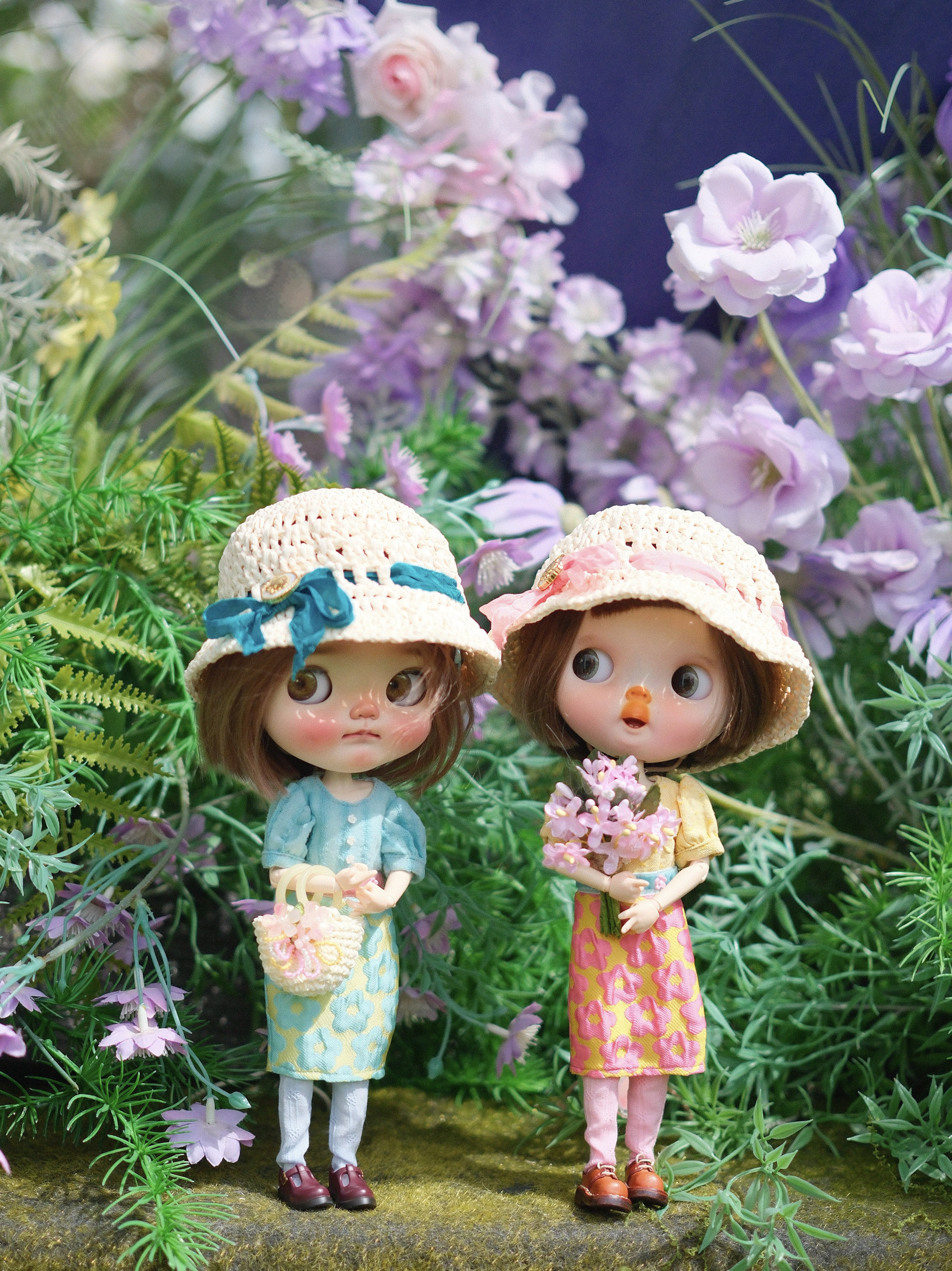 【现货】blythe小布bjd6分繁花裙子套装