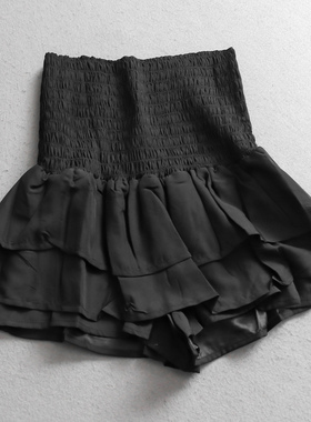 纯色蓬蓬短裙减龄甜美芭蕾蛋糕裙2025夏季新款a字半身裙女裙C857