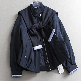 女羽绒服M274 可翻可立领宽松显瘦保暖长袖 蓬松度700 气质立显