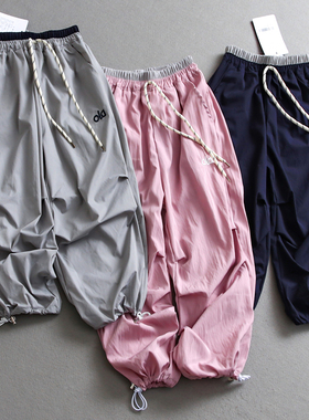 男女童户外速干伞兵工装裤2025夏季新款薄款宽松直筒休闲裤X721