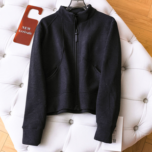 休闲女装 拉链门襟长袖 外套Q355 重工加绒加厚显瘦立领修身 立裁修身