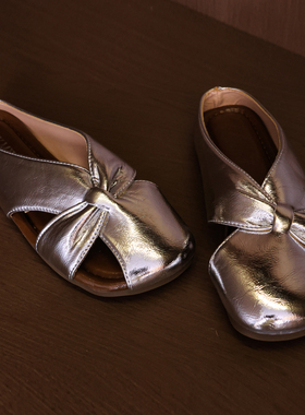 夏季外穿休闲穆勒拖鞋镂空包头凉拖鞋舒适圆头坡跟女拖鞋C367