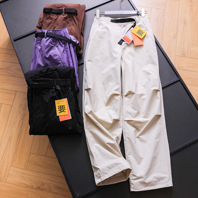 机能阔腿裤工装伞兵裤休闲裤女