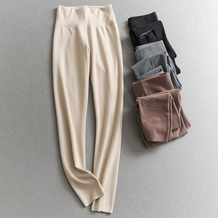 内搭暖暖裤 新款 女M986 2025冬季 高腰弹力紧身磨毛石墨烯保暖打底裤