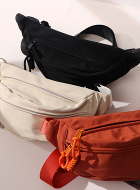 X585轻松升级2023新款男女饺子包简约斜挎包女学生包包单肩包胸包