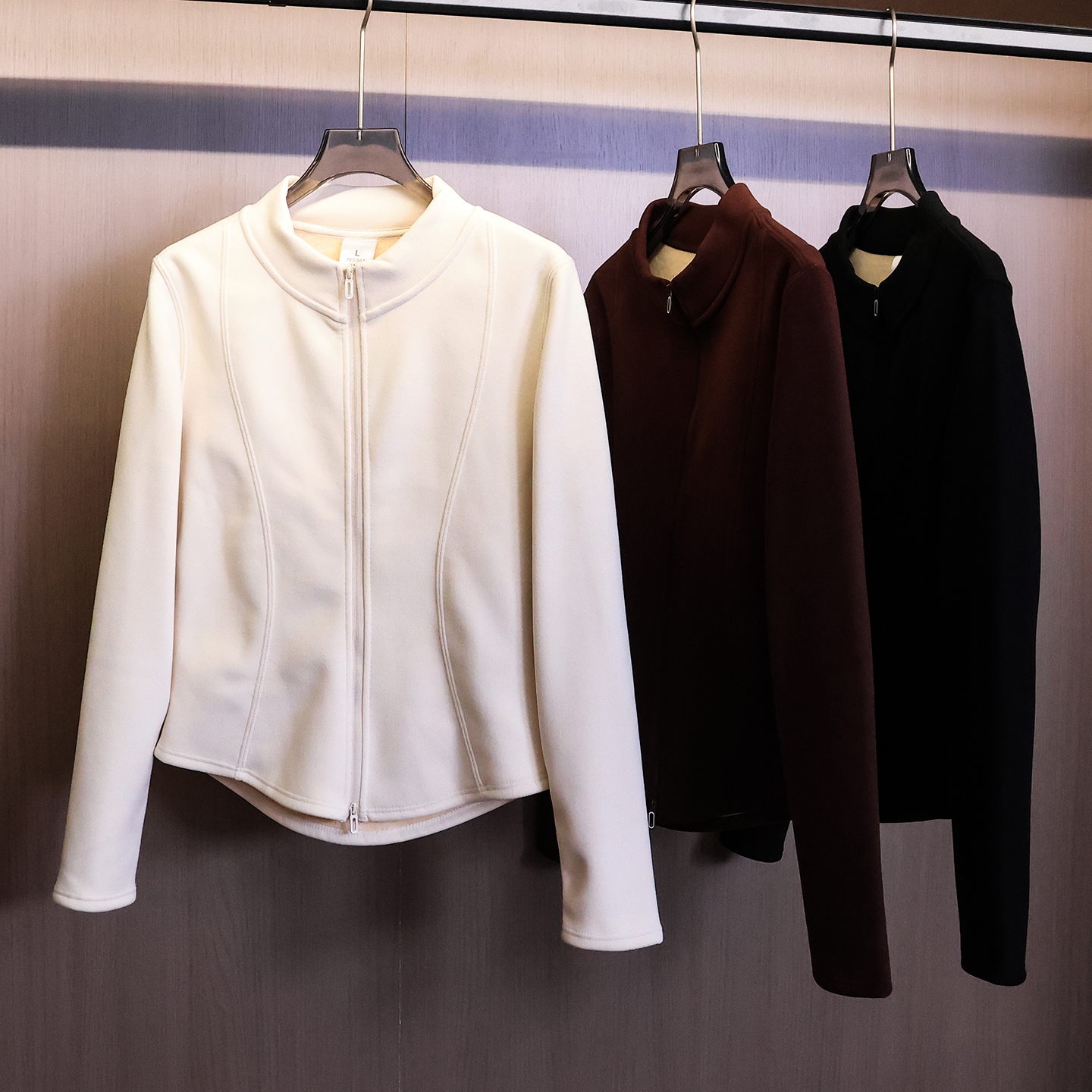 户外防风轻便保暖开衫长袖女外套