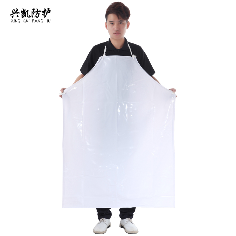 厨房加厚皮围裙防水防油餐饮专用