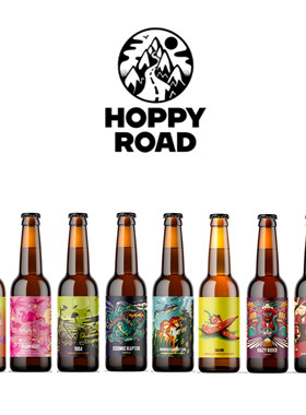 法国进口 酒花之路 Hoppy Road 世涛/老布朗系列 330ml精酿啤酒