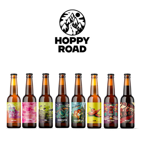 法国进口 酒花之路 Hoppy Road 世涛/老布朗系列 330ml精酿啤酒