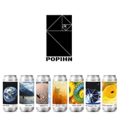 精酿啤酒 法国进口 浑浊IPA系列 大米拉格 440毫升 波旁Popihn