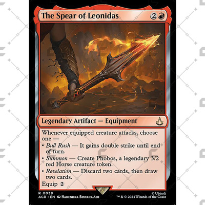 【COPTUS】万智列奥尼达斯之矛TheSpear of Leonidas,ACR-038/165